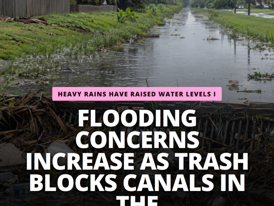 Flooding Concerns Increase as Trash Blocks Canals in The Acreage, Officials Report